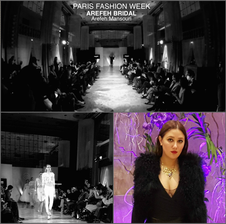 Arefeh Bridal at Paris Fashion Week