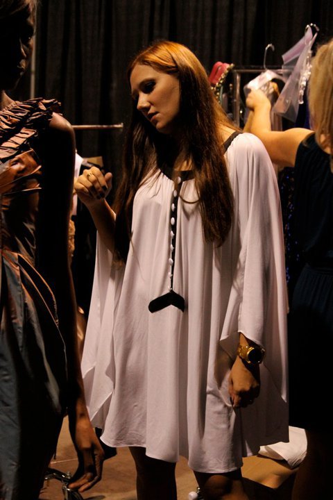 Designer Arefeh Mansouri at her Fashion Show